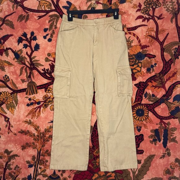 Beige Cargo Pants - Picture 1 of 3
